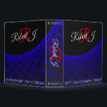 Geometric Space Carpet Binder<br><div class="desc">Stay organized with this custom geometric space carpet designed modern two-inch binder.  Personalize this product to your preference.  Combine with other in series design products to create amazing gift ideas.</div>