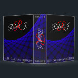 Geometric Space Carpet Binder<br><div class="desc">Stay organized with this custom geometric space carpet designed modern two-inch binder.  Personalize this product to your preference.  Combine with other in series design products to create amazing gift ideas.</div>