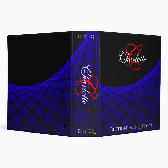 Geometric Space Carpet Binder (Background)