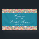 Geometric Sparkles Copper Metallic Bridal Shower Banner<br><div class="desc">Beautiful Invitation to celebrate Special occasions and festivals comes with digital and E-invitation as per your request. We would love to replicate our designs to make multiple products like rsvp cards, labels envelopes, and more. Customization is available for ready to print on request at info@shamaurcreatif@gmail.com. Look Forward to hearing from...</div>