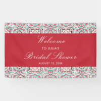 Geometric Sparkles Copper Metallic Bridal Shower