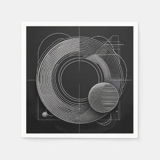 Geometric Sphere Matrix Napkin