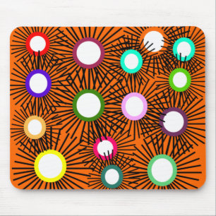 Geometric Spike Balls  Mouse Pad