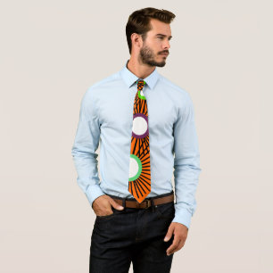 Geometric Spike Balls Tie