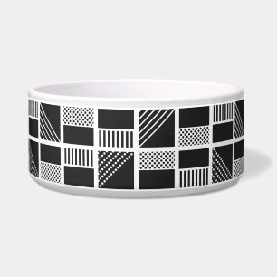 Geometric Squares pet bowls