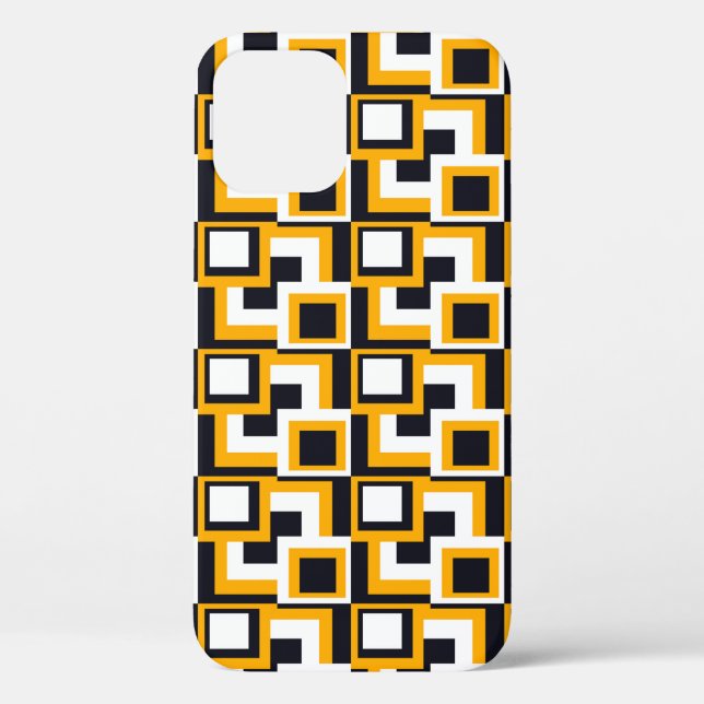 Geometric Squares: Seamless Print Case-Mate iPhone Case (Back)