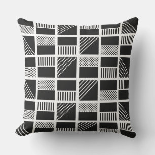 Geometric Squares throw pillows