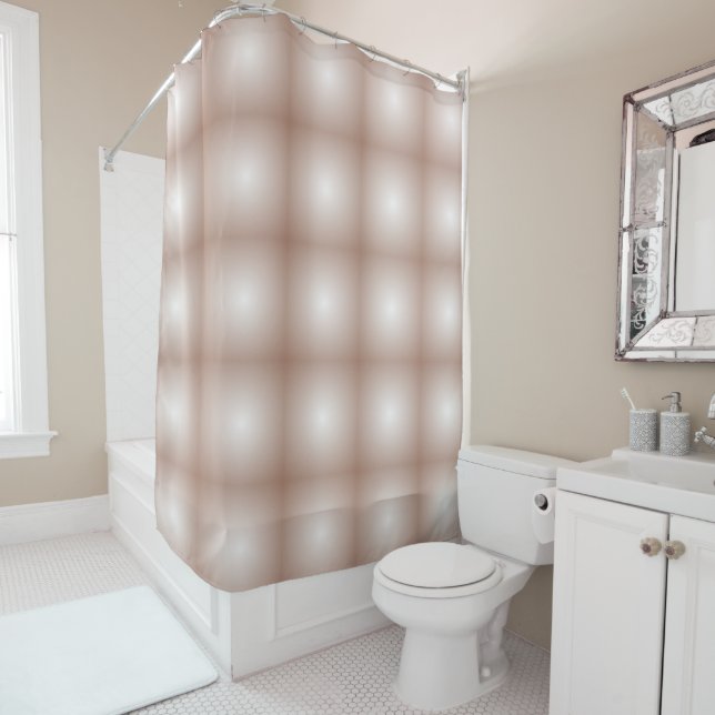 Geometric Squares with Mocha Mousse Gradient White (In Situ)