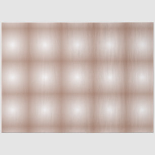 Geometric Squares with Mocha Mousse Gradient White Tissue Paper