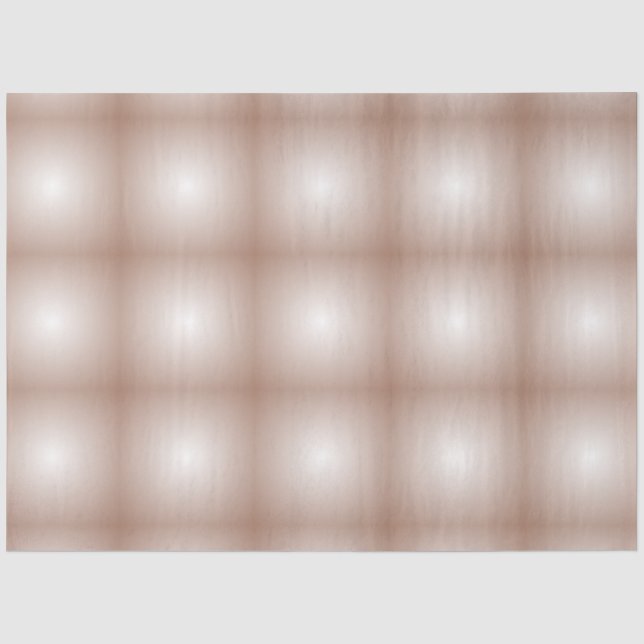 Geometric Squares with Mocha Mousse Gradient White Tissue Paper (Front)