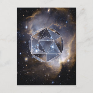 Geometric star cluster postcard