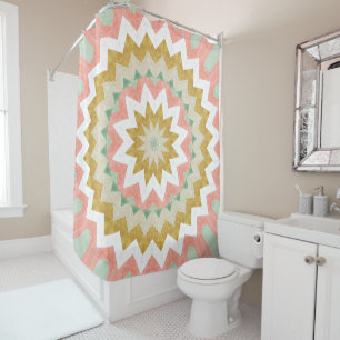 Geometric Starburst Boho Mandala Pattern
