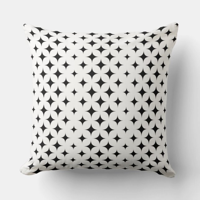 geometric stars pillow (Front)