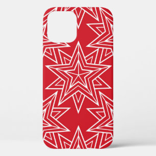 Geometric stars,  vintage seamless pattern,  chris iPhone 12 case