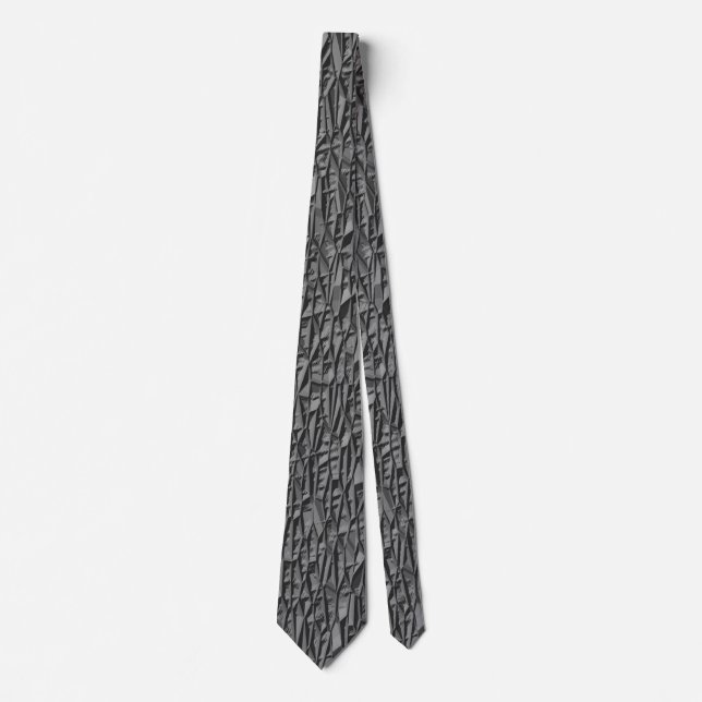 Geometric Stone Tie (Front)