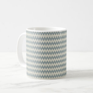 geometric stripes coffee mug