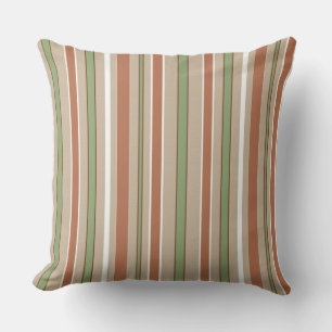 Geometric Stripes Modern with any Colour Throw Pillow
