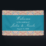 Geometric Style Sparkles Copper Metallic Wedding Banner<br><div class="desc">Beautiful Invitation to celebrate Special occasions and festivals comes with digital and E-invitation as per your request. We would love to replicate our designs to make multiple products like rsvp cards, labels envelopes, and more. Customization is available for ready to print on request at info@shamaurcreatif@gmail.com. Look Forward to hearing from...</div>
