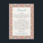 Geometric Style Sparkles Copper Metallic Wedding Enclosure Card<br><div class="desc">Beautiful Invitation to celebrate Special occasions and festivals comes with digital and E-invitation as per your request. We would love to replicate our designs to make multiple products like rsvp cards, labels envelopes, and more. Customization is available for ready to print on request at info@shamaurcreatif@gmail.com. Look Forward to hearing from...</div>
