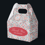 Geometric Style Sparkles Copper Metallic Wedding Favor Box<br><div class="desc">Beautiful Invitation to celebrate Special occasions and festivals comes with digital and E-invitation as per your request. We would love to replicate our designs to make multiple products like rsvp cards, labels envelopes, and more. Customization is available for ready to print on request at info@shamaurcreatif@gmail.com. Look Forward to hearing from...</div>