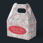 Geometric Style Sparkles Copper Metallic Wedding Favor Box<br><div class="desc">Beautiful Invitation to celebrate Special occasions and festivals comes with digital and E-invitation as per your request. We would love to replicate our designs to make multiple products like rsvp cards, labels envelopes, and more. Customization is available for ready to print on request at info@shamaurcreatif@gmail.com. Look Forward to hearing from...</div>