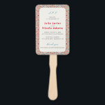 Geometric Style Sparkles Copper Metallic Wedding Hand Fan<br><div class="desc">Beautiful Invitation to celebrate Special occasions and festivals comes with digital and E-invitation as per your request. We would love to replicate our designs to make multiple products like rsvp cards, labels envelopes, and more. Customization is available for ready to print on request at info@shamaurcreatif@gmail.com. Look Forward to hearing from...</div>