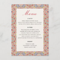 Geometric Style Sparkles Copper Metallic Wedding