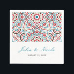 Geometric Style Sparkles Copper Metallic Wedding Napkin<br><div class="desc">Beautiful Invitation to celebrate Special occasions and festivals comes with digital and E-invitation as per your request. We would love to replicate our designs to make multiple products like rsvp cards, labels envelopes, and more. Customization is available for ready to print on request at info@shamaurcreatif@gmail.com. Look Forward to hearing from...</div>