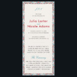 Geometric Style Sparkles Copper Metallic Wedding Program<br><div class="desc">Beautiful Invitation to celebrate Special occasions and festivals comes with digital and E-invitation as per your request. We would love to replicate our designs to make multiple products like rsvp cards, labels envelopes, and more. Customization is available for ready to print on request at info@shamaurcreatif@gmail.com. Look Forward to hearing from...</div>