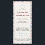 Geometric Style Sparkles Copper Metallic Wedding Program<br><div class="desc">Beautiful Invitation to celebrate Special occasions and festivals comes with digital and E-invitation as per your request. We would love to replicate our designs to make multiple products like rsvp cards, labels envelopes, and more. Customization is available for ready to print on request at info@shamaurcreatif@gmail.com. Look Forward to hearing from...</div>