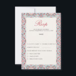 Geometric Style Sparkles Copper Metallic Wedding RSVP Card<br><div class="desc">Beautiful Invitation to celebrate Special occasions and festivals comes with digital and E-invitation as per your request. We would love to replicate our designs to make multiple products like rsvp cards, labels envelopes, and more. Customization is available for ready to print on request at info@shamaurcreatif@gmail.com. Look Forward to hearing from...</div>