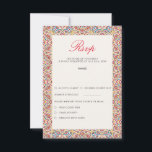 Geometric Style Sparkles Copper Metallic Wedding RSVP Card<br><div class="desc">Beautiful Invitation to celebrate Special occasions and festivals comes with digital and E-invitation as per your request. We would love to replicate our designs to make multiple products like rsvp cards, labels envelopes, and more. Customization is available for ready to print on request at info@shamaurcreatif@gmail.com. Look Forward to hearing from...</div>
