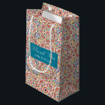 Geometric Style Sparkles Copper Metallic Wedding Small Gift Bag<br><div class="desc">Beautiful Invitation to celebrate Special occasions and festivals comes with digital and E-invitation as per your request. We would love to replicate our designs to make multiple products like rsvp cards, labels envelopes, and more. Customization is available for ready to print on request at info@shamaurcreatif@gmail.com. Look Forward to hearing from...</div>