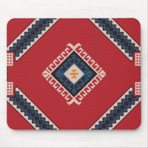 Geometric stylish classic cute-trendy colourful  mouse pad
