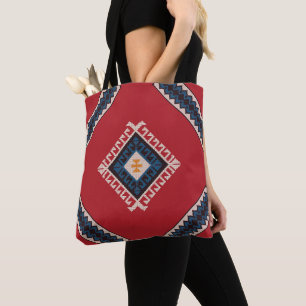 Geometric stylish classic cute-trendy colourful  tote bag