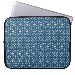 Geometric, stylish vintage background. laptop sleeve
