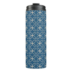Geometric, stylish vintage background. thermal tumbler