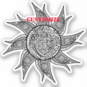 Geometric Sun Circle Thunder_Cove