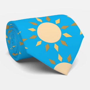 Geometric Sun  Circle Thunder_Cove Tie