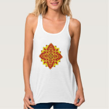 Geometric Sun Colored Mandala #7