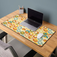 Geometric Sunburst Circles - Retro Mid-Century