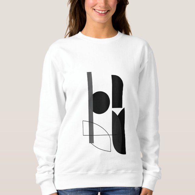 Geometric  sweatshirt (Front)