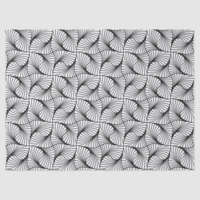 geometric swirl tissue paper (Front)