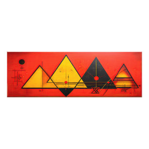 Geometric Symbols Abstract #03.  Photo Print
