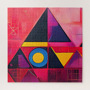 Geometric Symbols Abstract #04. Jigsaw Puzzle