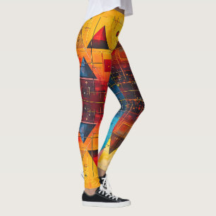 Geometric Symbols Abstract #05. Leggings