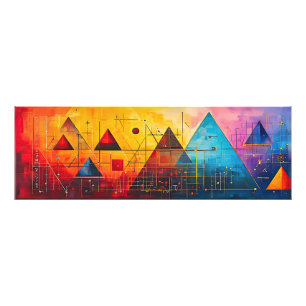 Geometric Symbols Abstract #05. Photo Print
