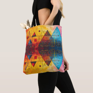 Geometric Symbols Abstract #05.  Tote Bag