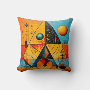 Geometric Symbols Abstract #07 Throw Pillow