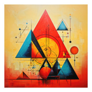 Geometric Symbols Abstract #08 Photo Print